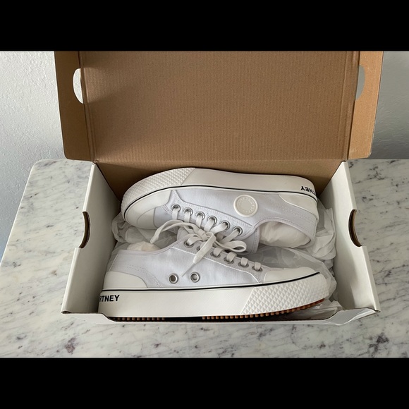 adidas by Stella McCartney Court Boost Lace-Up Sneakers  Stella McCartney Low-Top Lace-Up Sneakers